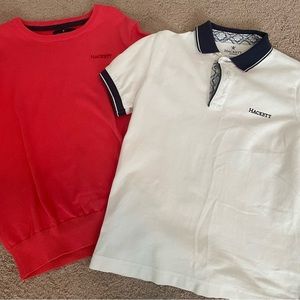 Hackett London kids 7-8Y sweater and polo bundle